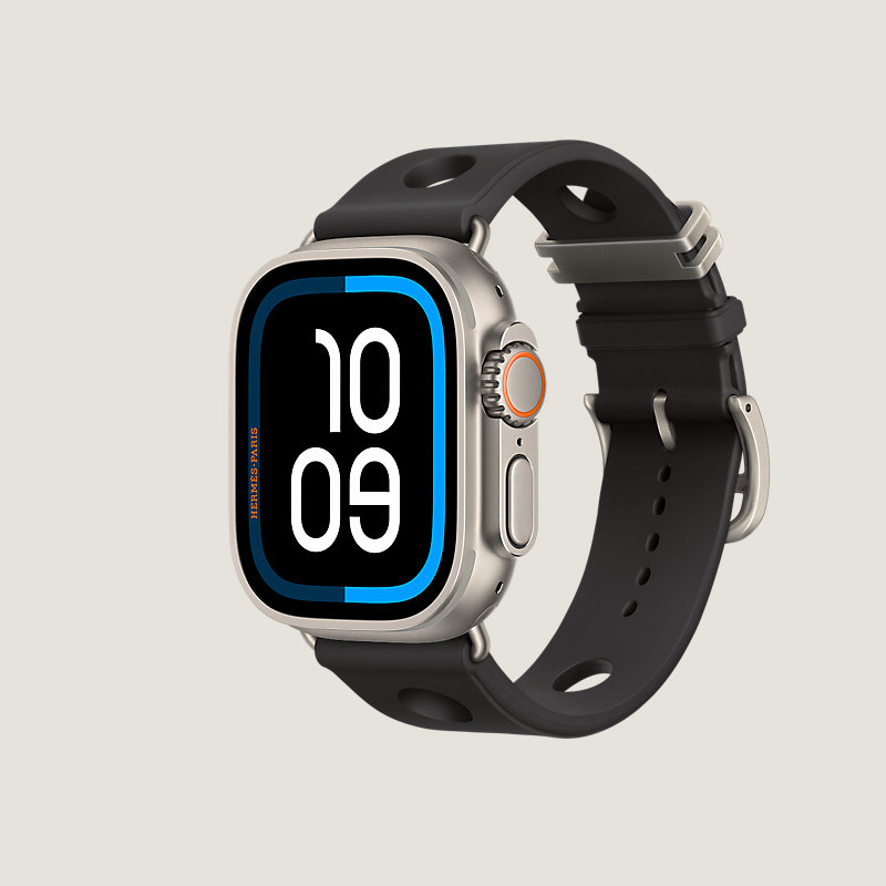 Ultra 4 case & Band Apple Watch Hermès Single Tour 49 mm Scub'H